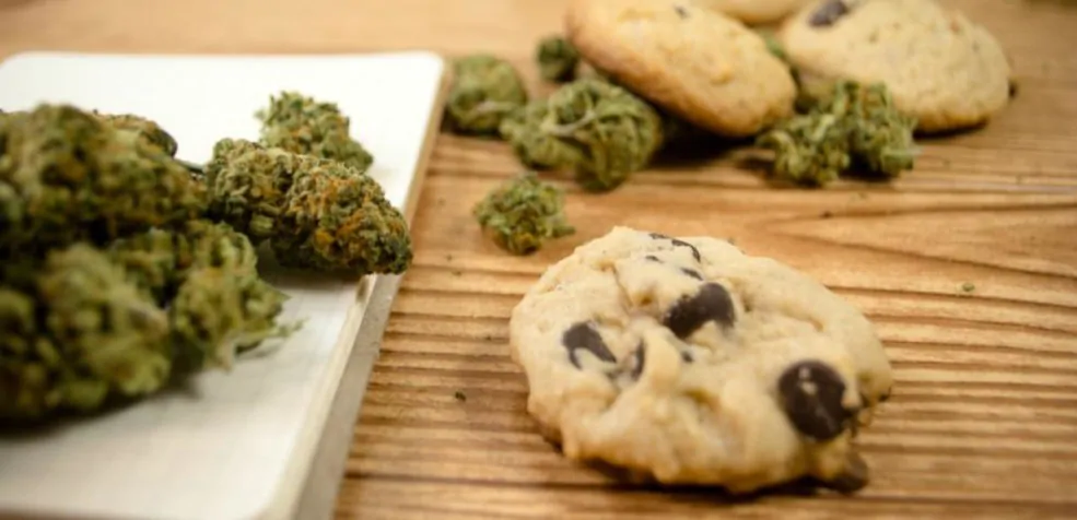 Ricetta di biscotti alla cannabis con gocce di cioccolato